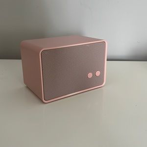 Pink wireless speaker